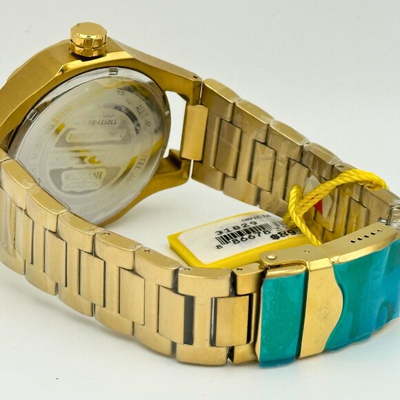 BRAND NEW Invicta Mens Bolt 48mm Gold Dial 22k Gold Tone Stainless Steel Watch - Picture 8 of 9